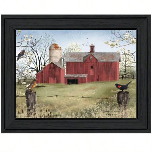 Harbingers of Spring By Billy Jacobs, Ready to Hang Framed Print, Black Frame