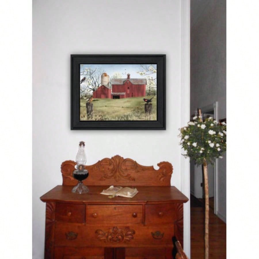 Harbingers of Spring By Billy Jacobs, Ready to Hang Framed Print, Black Frame