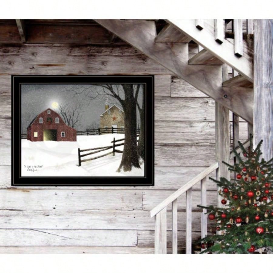 Light in Stable By Billy Jacobs, Ready to Hang Framed Print, Black Frame