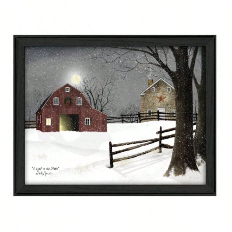 Light in Stable By Billy Jacobs, Ready to Hang Framed Print, Black Frame