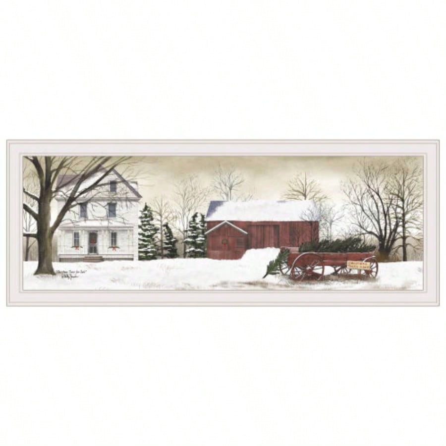 Trees By Billy Jacobs, Ready to Hang Framed Print, White Frame