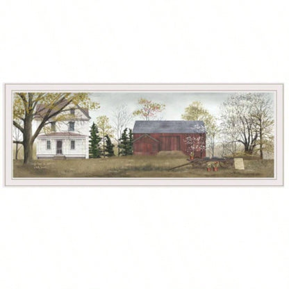 Spring Flowers By Billy Jacob, Ready to Hang Framed Print, White Frame
