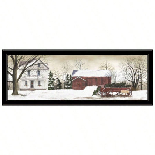 Trendy Decor 4U Trees Framed Wall Art, Modern Home Decor Framed Print Living Room, Bedroom Farmhouse Wall Decoration by Billy Jacobs