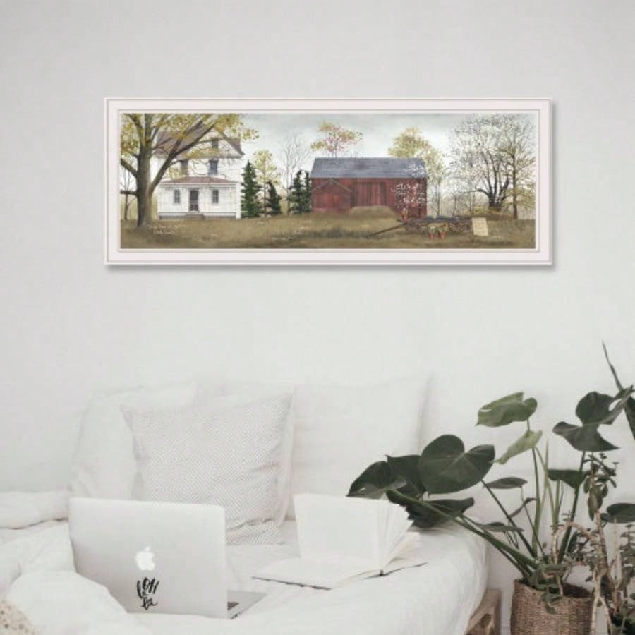 Spring Flowers By Billy Jacob, Ready to Hang Framed Print, White Frame
