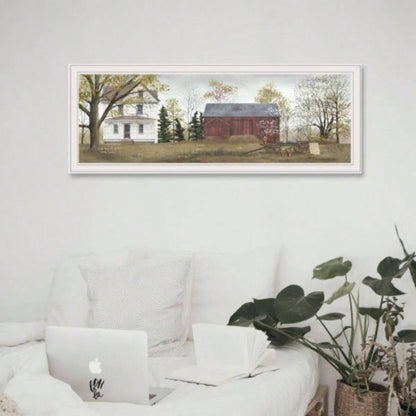 Spring Flowers By Billy Jacob, Ready to Hang Framed Print, White Frame