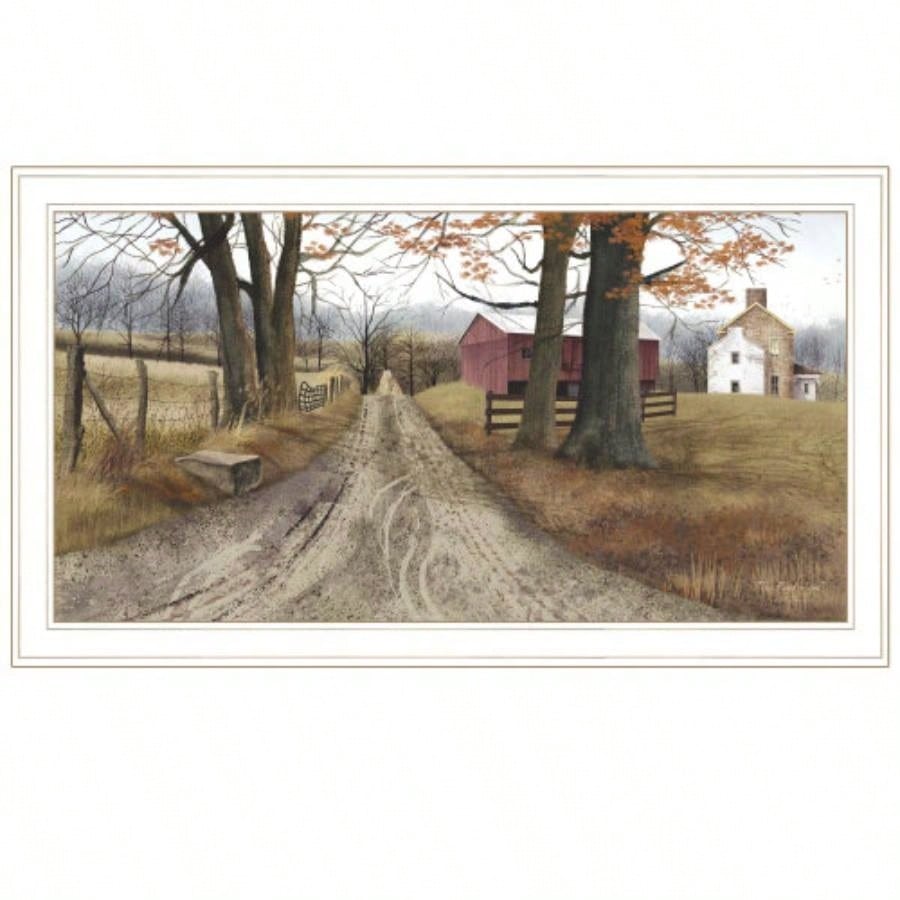 Road Home By Billy Jacobs, Ready to Hang Framed Print, White Frame