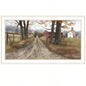 Road Home By Billy Jacobs, Ready to Hang Framed Print, White Frame