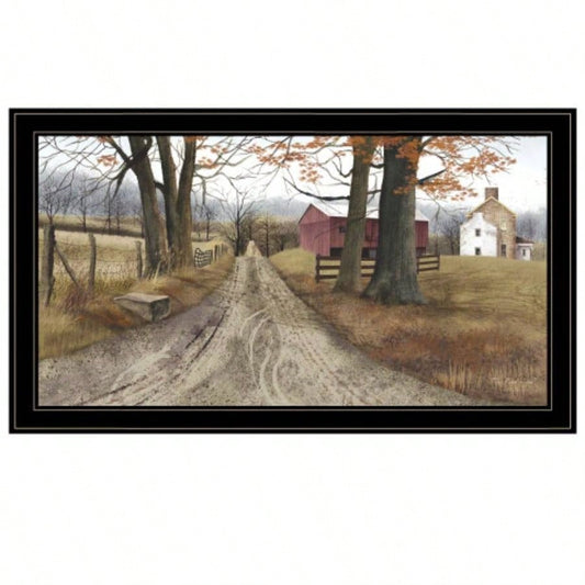 Trendy Decor 4U Road Home Framed Wall Art, Modern Home Decor Framed Print Living Room, Bedroom Farmhouse Wall Decoration by Billy Jacobs