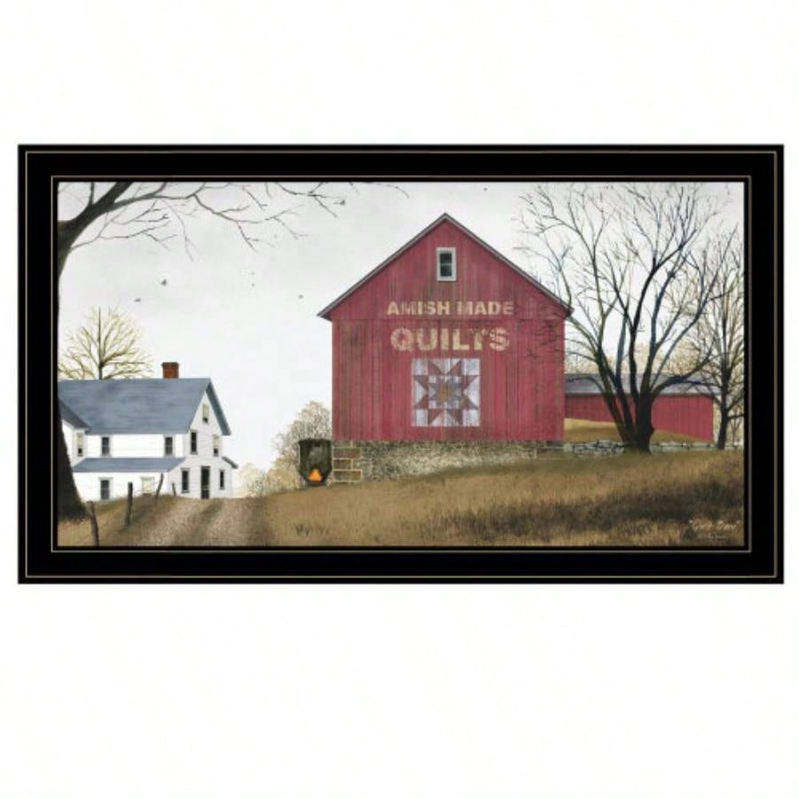 Quilt Barn By Billy Jacobs, Ready to Hang Framed Print, Black Frame