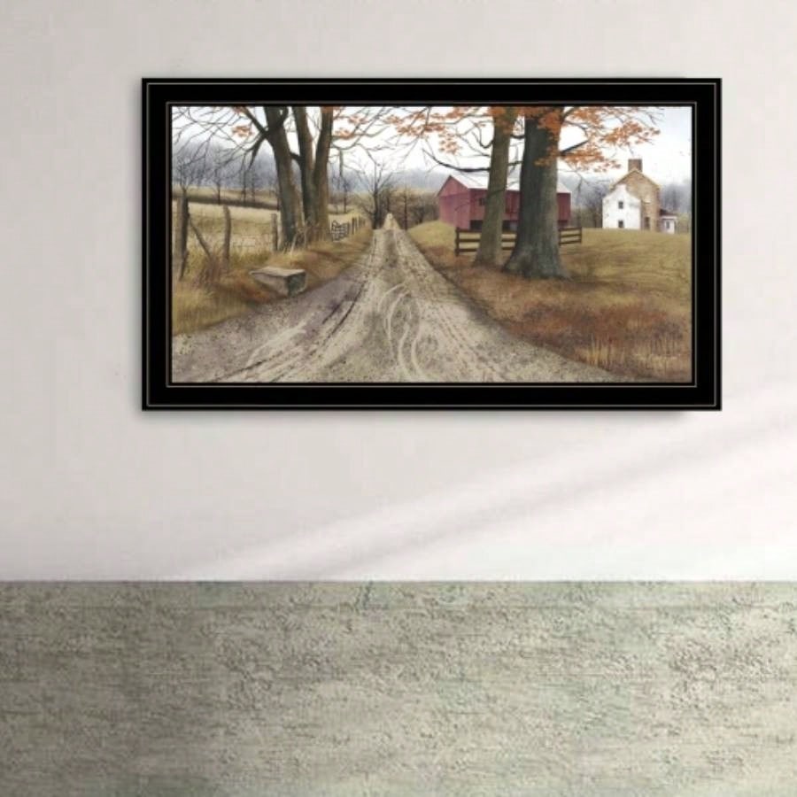 Trendy Decor 4U Road Home Framed Wall Art, Modern Home Decor Framed Print Living Room, Bedroom Farmhouse Wall Decoration by Billy Jacobs