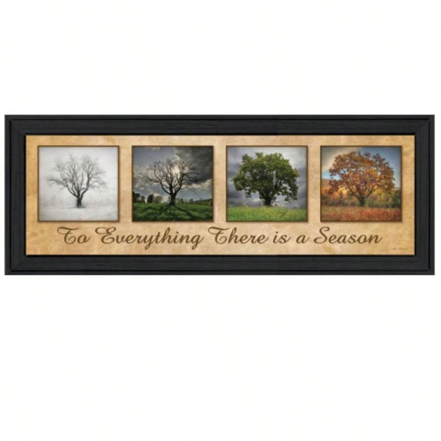 There is a Season By Lori Deiter, Ready to Hang Framed Print, Black Frame