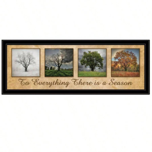 There is a Season By Lori Deiter, Ready to Hang Framed Print, Black Frame