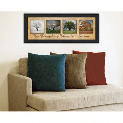 There is a Season By Lori Deiter, Ready to Hang Framed Print, Black Frame