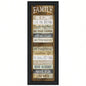 Family Rules Shutter By Marla Rae, Ready to Hang Framed Print, Black Frame