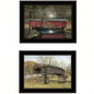Bridges Vignette of 2 - piece By Billy Jacobs, Black Frame