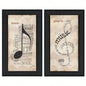 Music 2 - Piece Vignette By Marla Rae, Black Frame