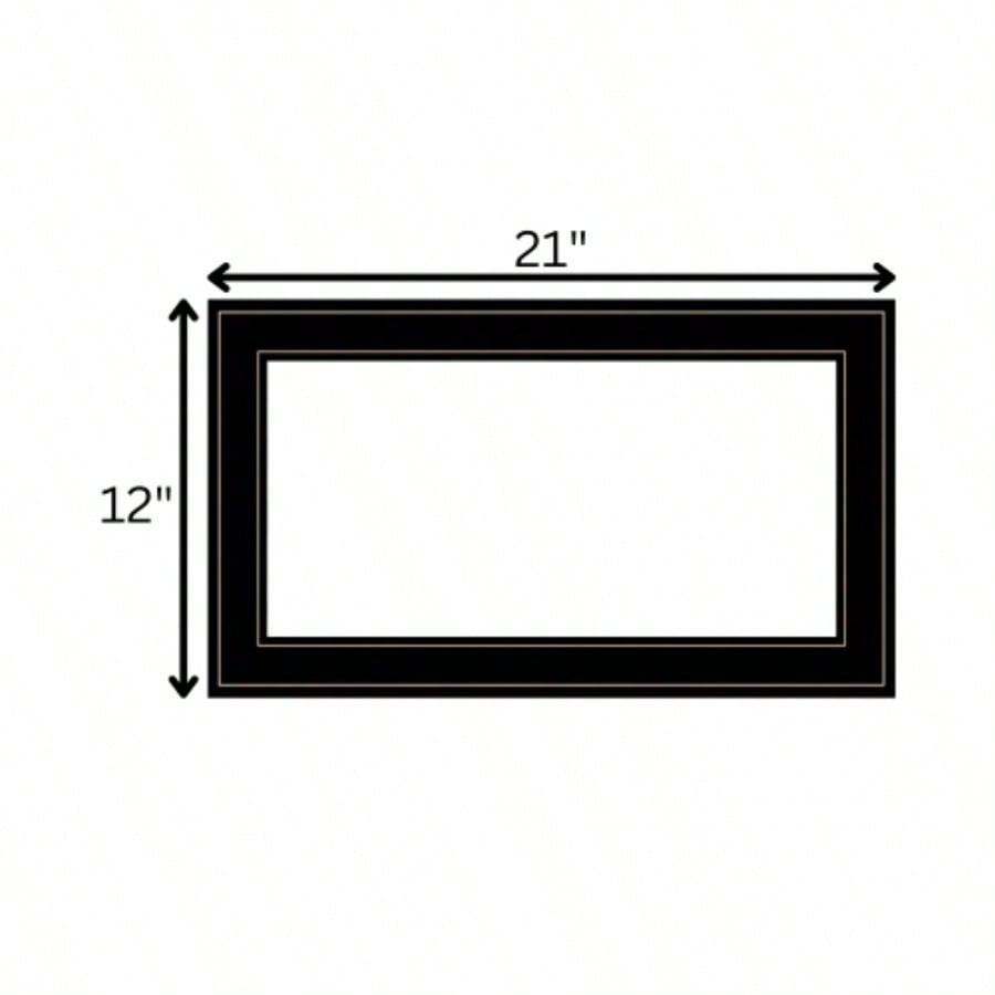 Bath 2 - Piece Vignette By Pam Britton, Black Frame