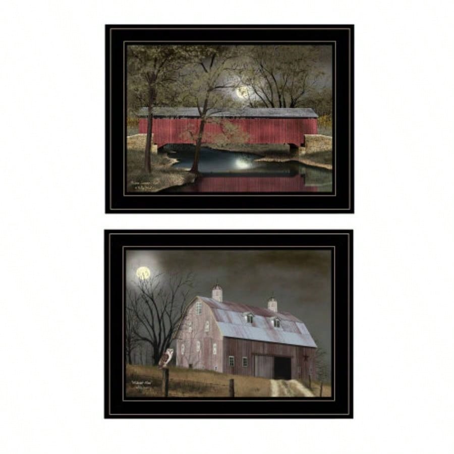 Midnight Moon By Billy Jacobs, Black Frame