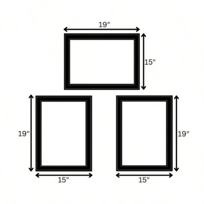 Bathroom Humor 3 - Piece Vignette By Debbie DeWitt, Black Frame