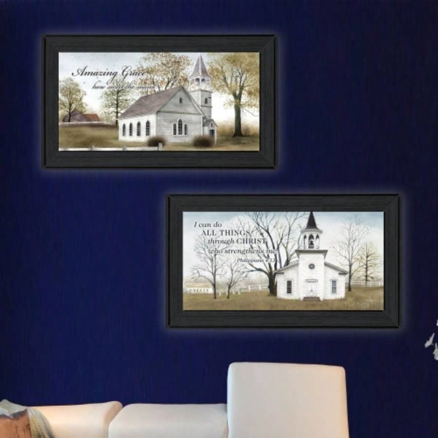 Trendy Decor 4U Grace Framed Wall Art, Modern Home Decor Framed Print Living Room, Bedroom Farmhouse Wall Decoration by Billy Jacobs