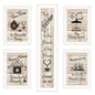 Kitchen Friendship 5 - Piece Vignette By Trendy Decor 4U, White Frame