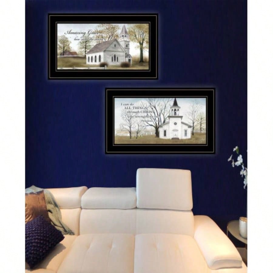 Grace 2 - Piece Vignette By Billy Jacobs, Black Frame