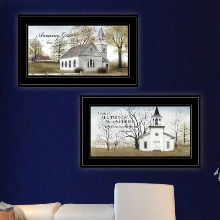 Grace 2 - Piece Vignette By Billy Jacobs, Black Frame