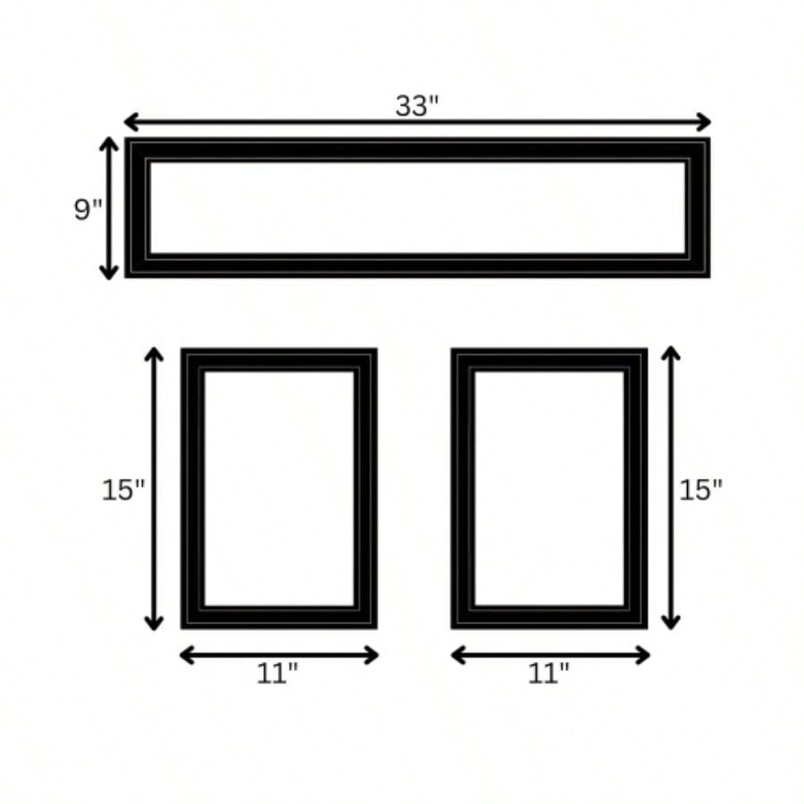 Kitchen - Come In Vignette 3 - Piece By TrendyDecor4U, Black Frame