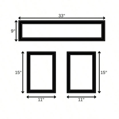 Kitchen - Come In Vignette 3 - Piece By TrendyDecor4U, Black Frame
