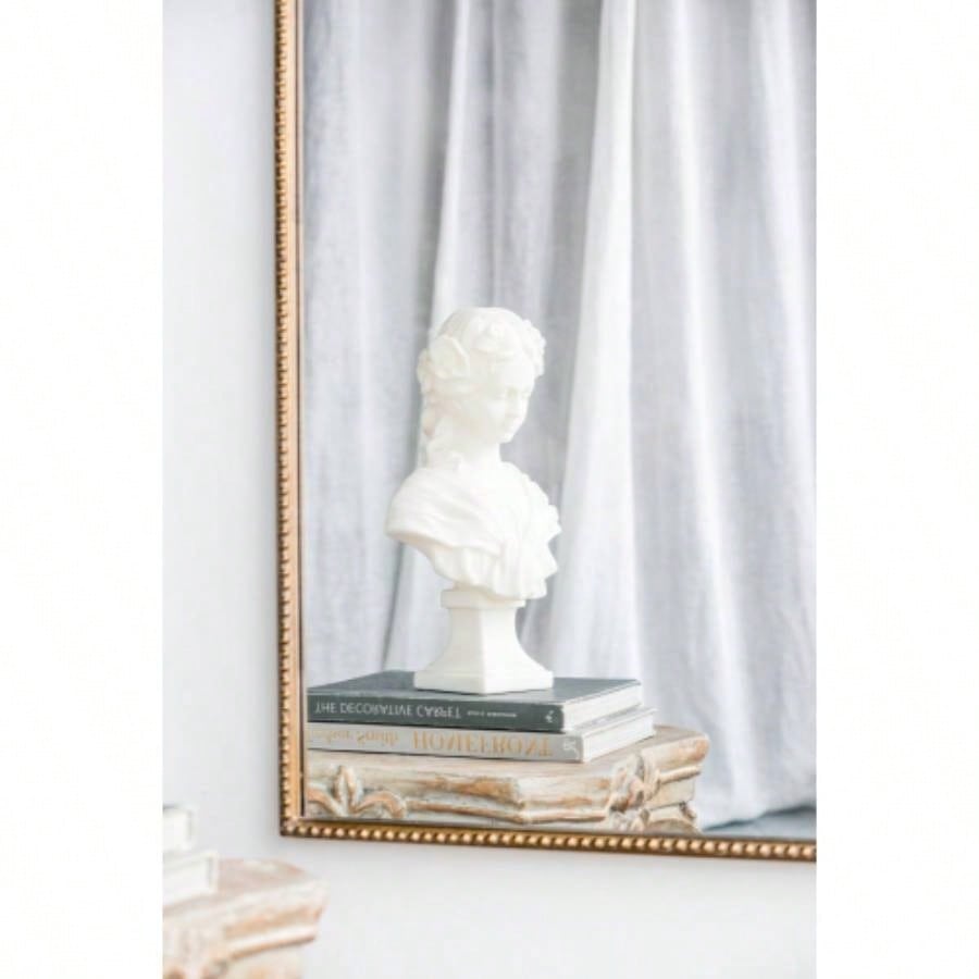 24x 42 Gold Arch Mirror, Baroque Inspired Wall Decor Bathroom Bedroom Living Room