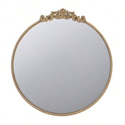 24x 42 Gold Arch Mirror, Baroque Inspired Wall Decor Bathroom Bedroom Living Room