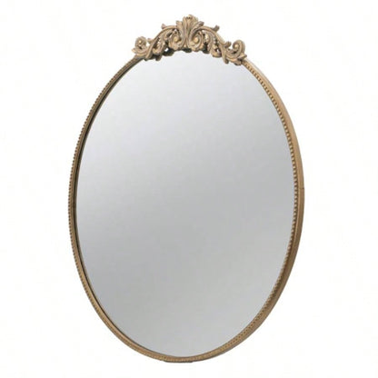24x 42 Gold Arch Mirror, Baroque Inspired Wall Decor Bathroom Bedroom Living Room