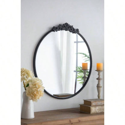 24x 42 Gold Arch Mirror, Baroque Inspired Wall Decor Bathroom Bedroom Living Room