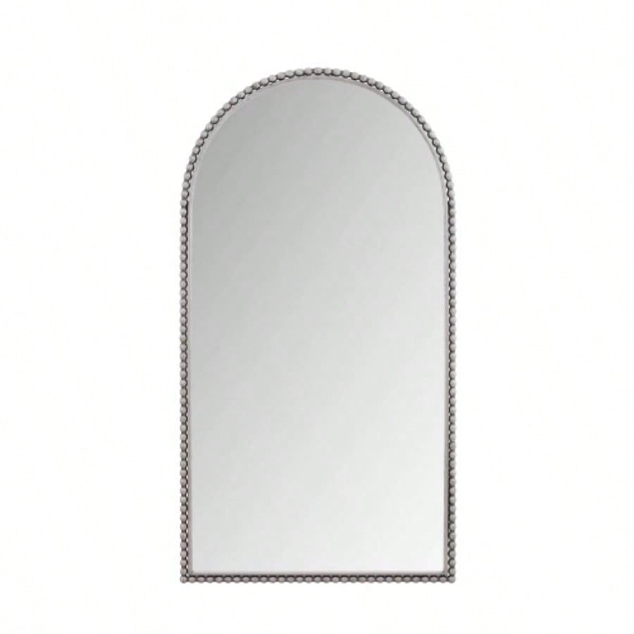 Iron Arch Retro Full Length Mirror With Supporting Feet, Living Room, Bedroom Silver