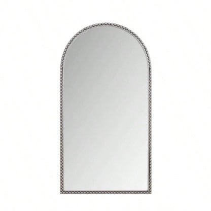 Iron Arch Retro Full Length Mirror With Supporting Feet, Living Room, Bedroom Silver