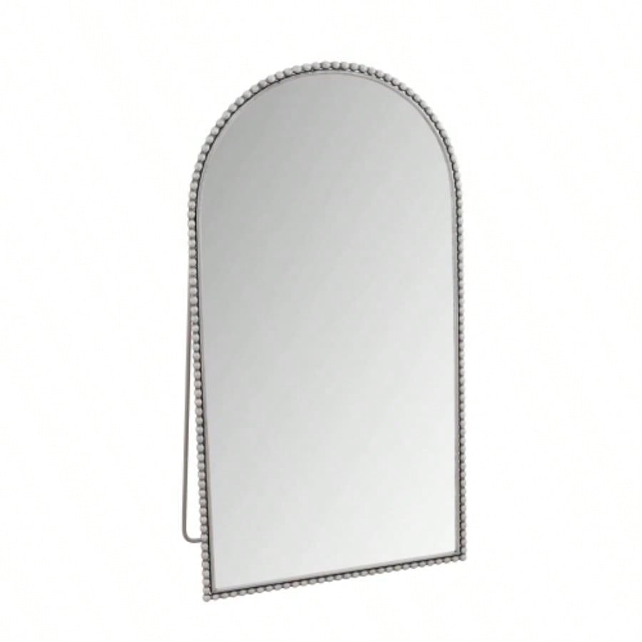 Iron Arch Retro Full Length Mirror With Supporting Feet, Living Room, Bedroom Silver