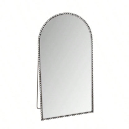 Iron Arch Retro Full Length Mirror With Supporting Feet, Living Room, Bedroom Silver