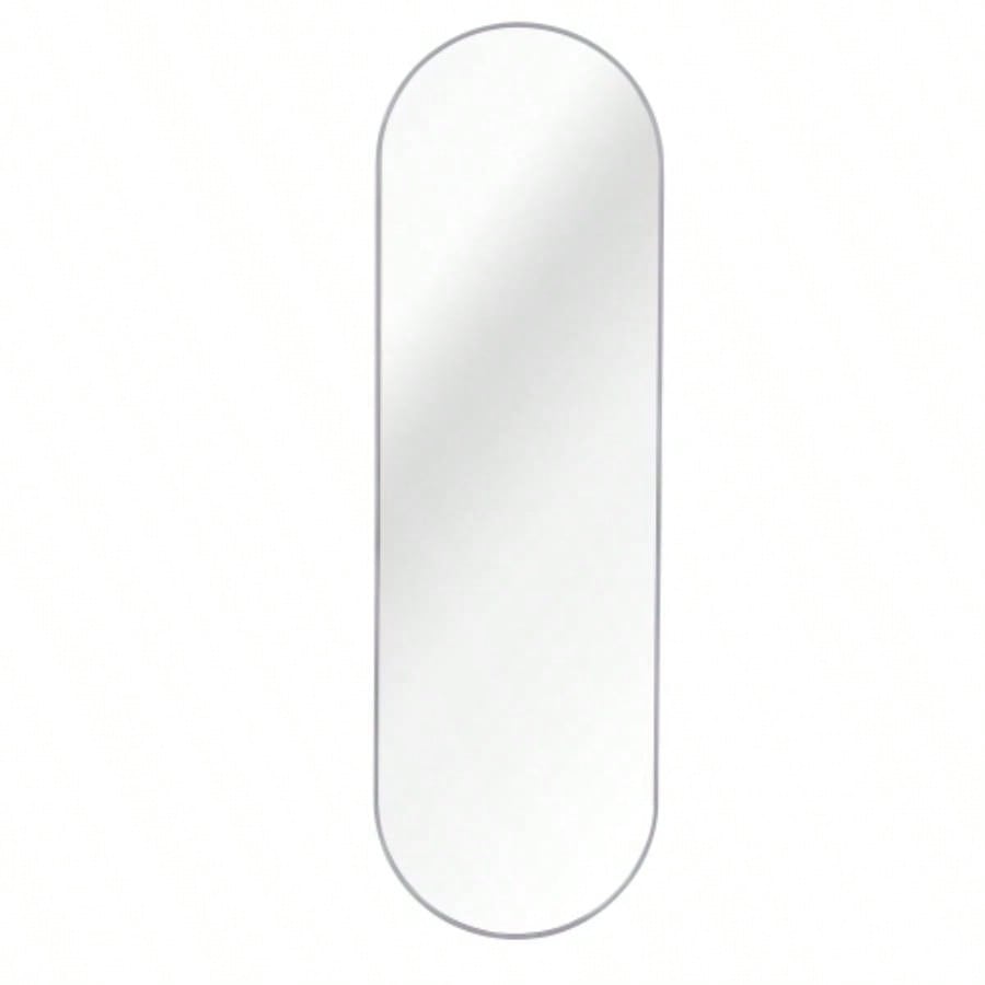 Silver 63x 20IN Pill Shaped Full Lenghth Mirror or Bathroom mirror