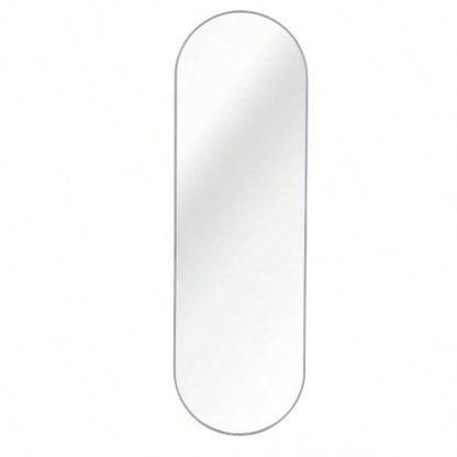 Silver 63x 20IN Pill Shaped Full Lenghth Mirror or Bathroom mirror