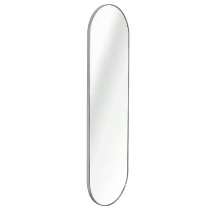 Silver 63x 20IN Pill Shaped Full Lenghth Mirror or Bathroom mirror