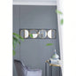3 Mirror Piece Wall Mirror in Gold Rectangular Frame, Home Wall Decor Bedroom Living Room, 43x16