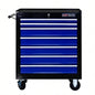 DRAWERS MULTIFUNCTIONAL CART WITH WHEELS - BLACK