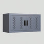 Metal garage cabinet with door, wall - mounted storage cabinet, floating cabinet basements, kitchens, and warehouses gray, 11.81 H
