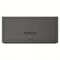 Sturdy and Durable Metal Cabinet Garage with Wheels - Mobile Heavy - Duty Storage Cabinet with 1 Drawer and 2 Locking Doors, Rolling Storage Cabinet, Black and Gray