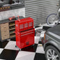 High Capacity Rolling Chest with Wheels and Drawers, 8 - Drawer Storage Cabinet - RED