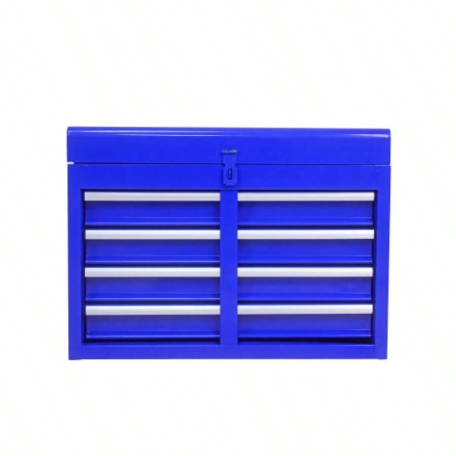 Rolling Chest, 5 - Drawer Box Organizer/Lockable Wheels Sliding Drawers Detachable Top Adjustable Shelf, Storage Cabinet Garage WorkshopBLUE
