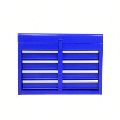 Rolling Chest, 5 - Drawer Box Organizer/Lockable Wheels Sliding Drawers Detachable Top Adjustable Shelf, Storage Cabinet Garage WorkshopBLUE