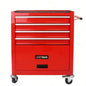 4 DRAWERS MULTIFUNCTIONAL CART WITH WHEELS - BLUE