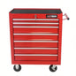 DRAWERS MULTIFUNCTIONAL CART WITH WHEELS - RED