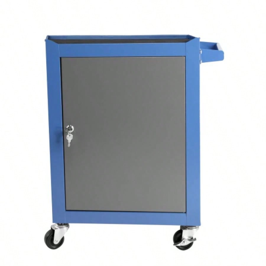 Rolling Garage Workshop Organizer: Detachable 3 Drawer Chest with Large Storage Cabinet and Adjustable Shelf